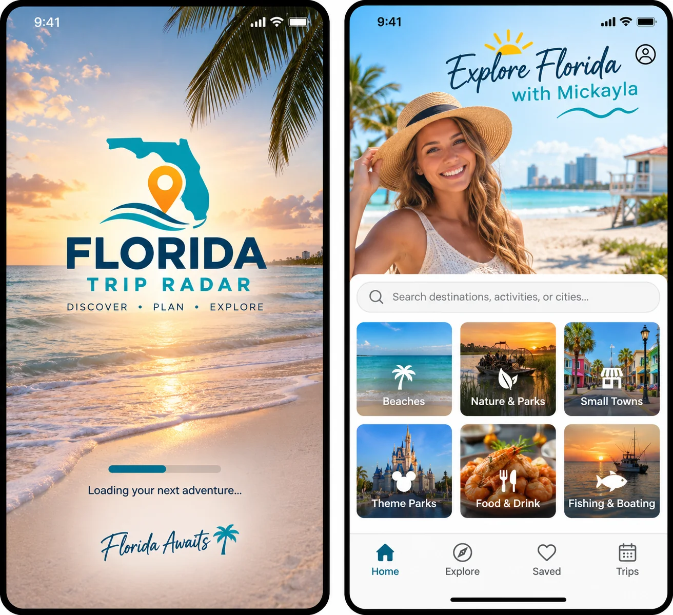 Florida Trip Radar travel app