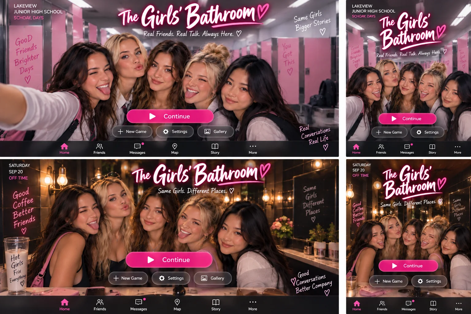 The Girls' Bathroom story world